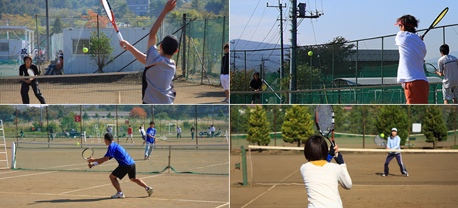 滞在スタイル：テニス 〜雄大な富士山の麓で思う存分テニス三昧〜